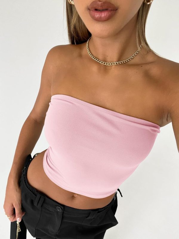 Trendy Queen Womens 3 Pack Tube Tops Crop Going Out Strapless Basic Backless Bandeau Bra Summer Outfits 2025 - Image 42